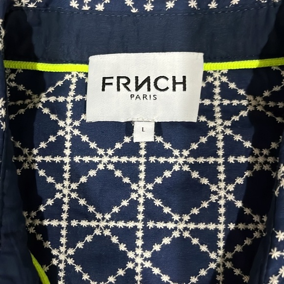 FRNCH Carla Blouse‎ Button Up - Size Large - Picture 6 of 9